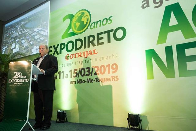 Lançamento da Expodireto Cotrijal 2019 aponta para o maior de todos os eventos em 20 anos