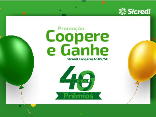 Sicredi Cooperação RS/SC realiza primeiro sorteio da Coopere e Ganhe – 40 anos, 40 prêmios