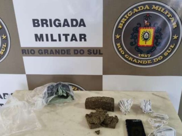 Brigada Militar prende dois por tráfico de drogas em Espumoso