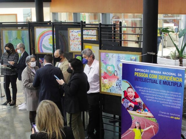 Federação das Apaes do RS promove exposição de arte na Assembleia Legislativa