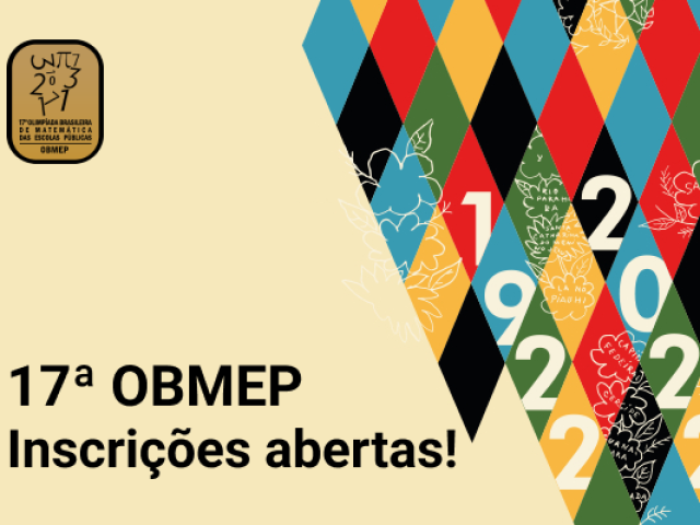 Inscrição da Olimpíada Brasileira de Matemática vai até 17 de março