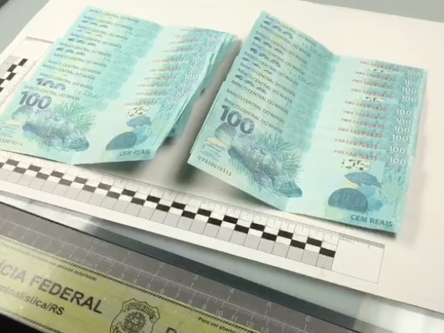 Polícia Federal apreende três mil reais em cédulas falsas em Passo Fundo