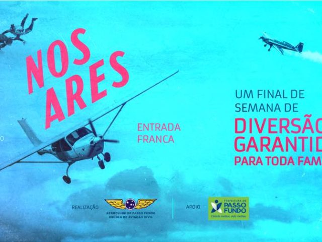 Aeroclube de Passo Fundo realiza evento gratuito de acrobacias aéreas e paraquedismo em setembro