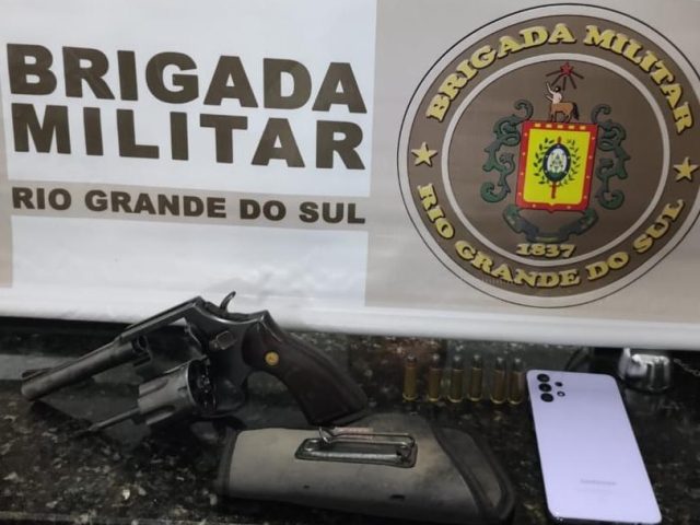 BM prende homem por porte irregular de arma de fogo em Carazinho